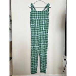 Offline by Aerie Houndstooth Jumpsuit Exercise Onesie XL NWT
